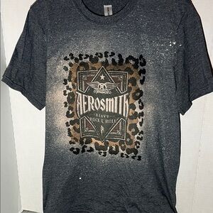 Gildan Charcoal Aerosmith Graphic Tee